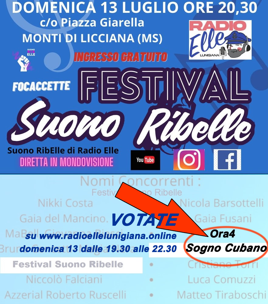 VOTATECI DOMENICA 13 LUGLIO